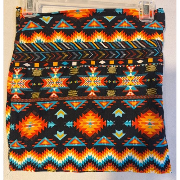 Rue 21 Micro Mini Skirt Aztec Southwest Design Womens Juniors S M Small Medium - Picture 1 of 2